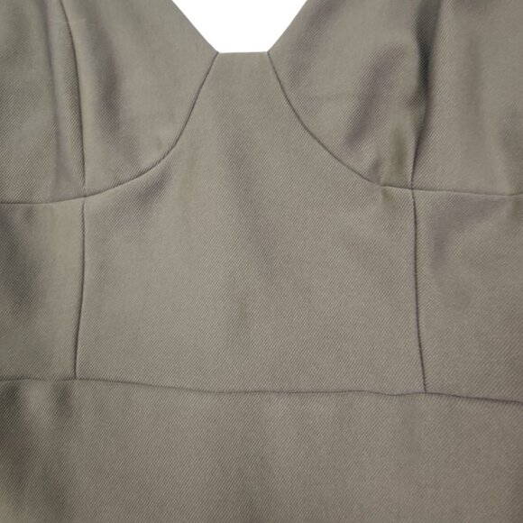 Preppy Olive Green Bodycon Dress - Picture 6 of 14